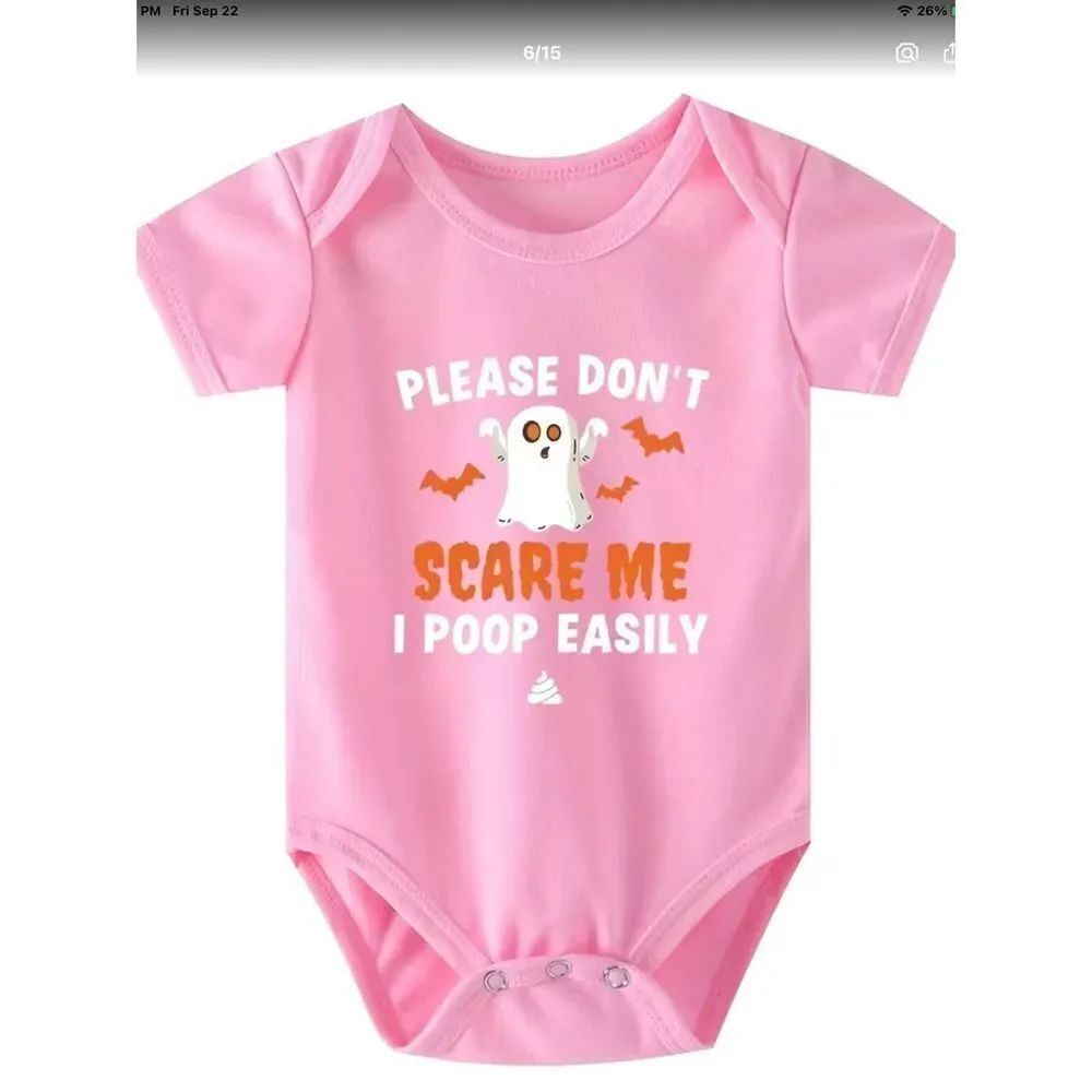New Halloween Funny Pattern Baby Romper 3-6M